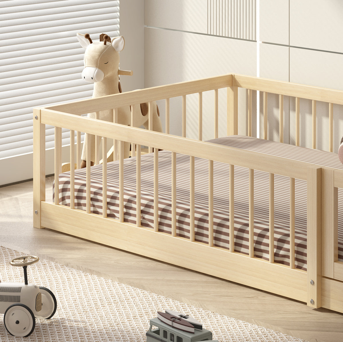 MONTESSORI NATURAL FLOOR BED - TWIN