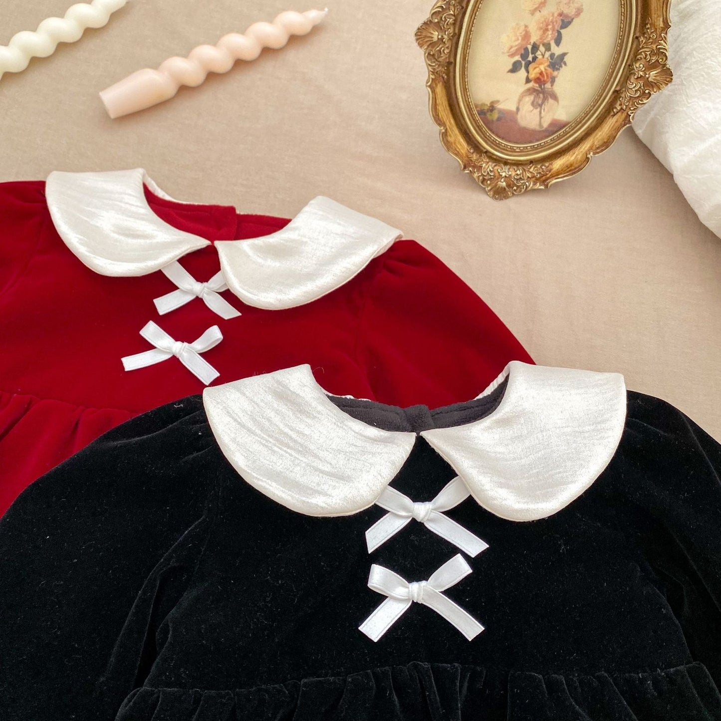 Autumn and Winter Long Sleeves Peter Pan Collar